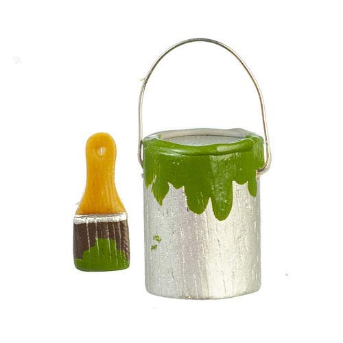 Melody Jane Casa Delle Bambole Lattina Lattina Verde Pittura