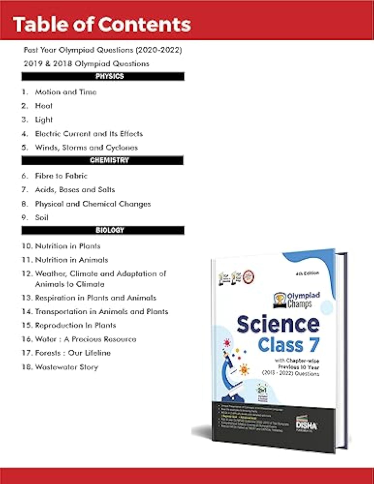 Olympiad Champs Science Class 7 Complete Prep Guide, 4th Edition