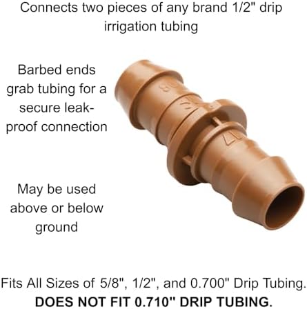 Rain Bird Corp. ConsumerBC50-4PKBarbed Coupling-4-PK 1/2"BARBED COUPLING (並行輸入品)