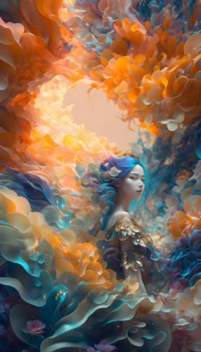 Poster A Tsunami Is Approaching the Girl Meechi toile 50x70cm