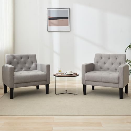 TYBOATLE Accent Chairs Set of 2 Comfy Living Room Chair