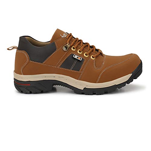 Image of Shoe Island Solid Black Premium Leatherette Ankle Length Casual Boots for Men