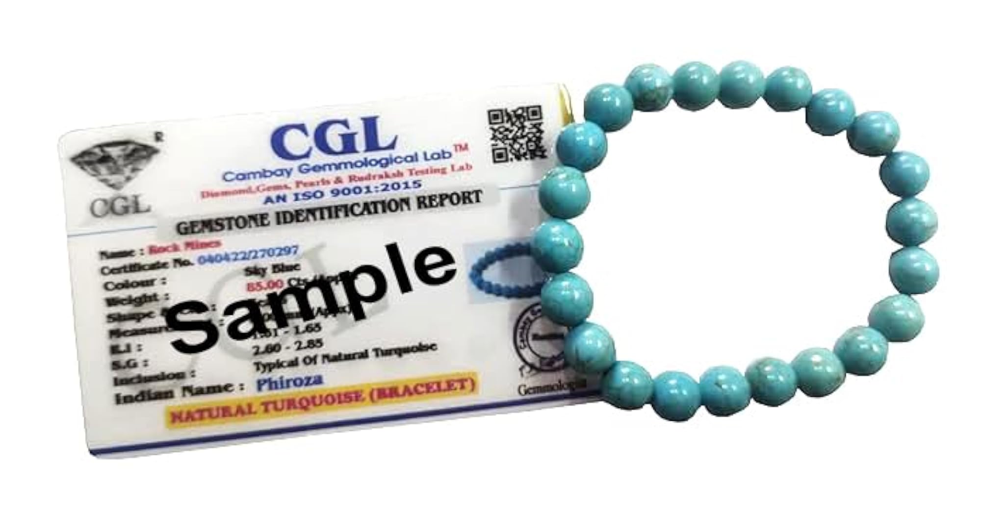 Men's Adjustable Anxiety Relief Stone Bracelet, 8mm Beads
