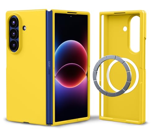 QOUNVYW �ɓK������ Galaxy Z Fold7 �p �P�[�X Magnetic �Ή� �}�O�l�b�g���� SC-56F/SCG34 �p �ϏՌ� PC�f�� ���^ �y�� �����₷�� �Ή� �M�����N�V�[ Z �t�H�[���h7 5G �p�̃J�o�[ �܂��� �V���v��