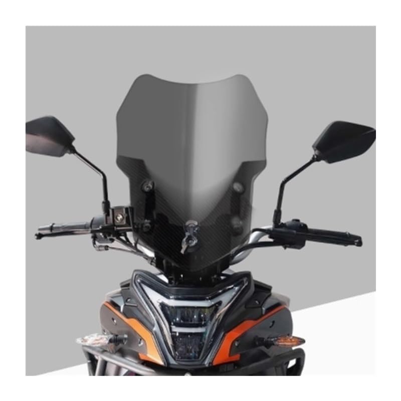 Pare-brise moto VOGE 300DS étendu contre le vent et les turbulences