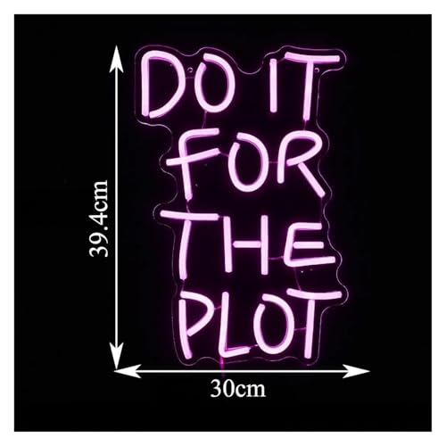 Néon LED décoratif Do it for the plot à intensité variable USB - 6