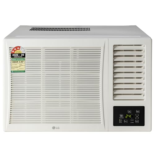 Image of LG 1.5 Ton 3 Star, New star rated, Fix Speed Window AC (Copper Coil, Turbo Mode, Memory Restart,HD Filter, Quick and Uniform Cooling, AW-C18WUXA, White)