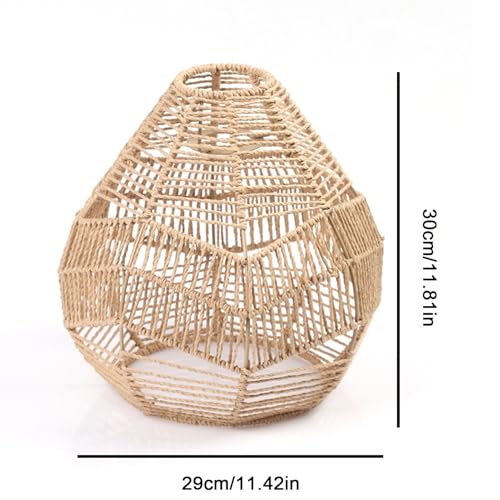 Pantalla de luz tejida artesanal para iluminar tus momentos más cálidos en casa 5