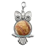 Baseball-Lammerverschluss, Baseball-Eule, Reißverschluss, Baseball-Schmuck, Baseball-Spieler, Baseball-Fan, Geschenk, Q0100