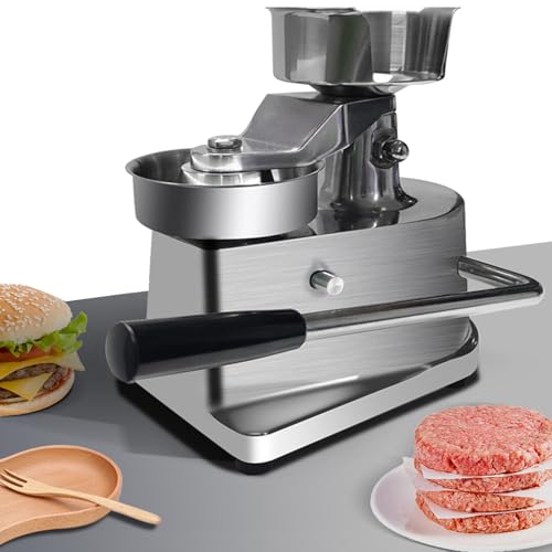 Machine à hamburgers commerciale en acier avec moule de 130 mm pour restauration