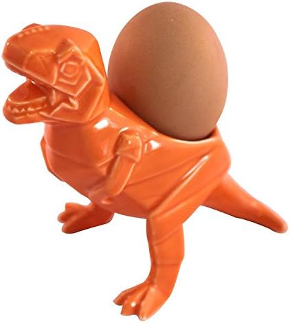 House of Disaster Egg cup Holder Dino in Orange