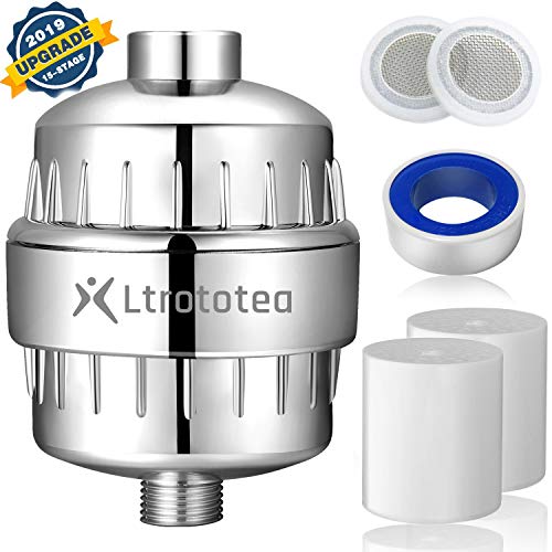 15 Stage Shower Filter Hard Water Filter to Remove Chlorine and Fluoride Universal