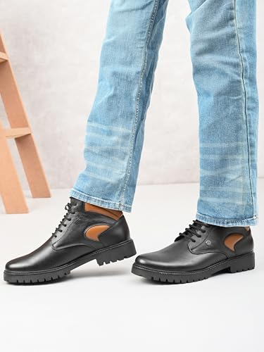 Image of Carlton London Men's Urban Explorer Lace-up Leather Boots