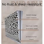 Knife Set, 15 Pieces Kitchen Knife Set with Built in Sharpener, High Carbon German Stainless Steel Knife Block Set, Dishwasher Safe - Image 5