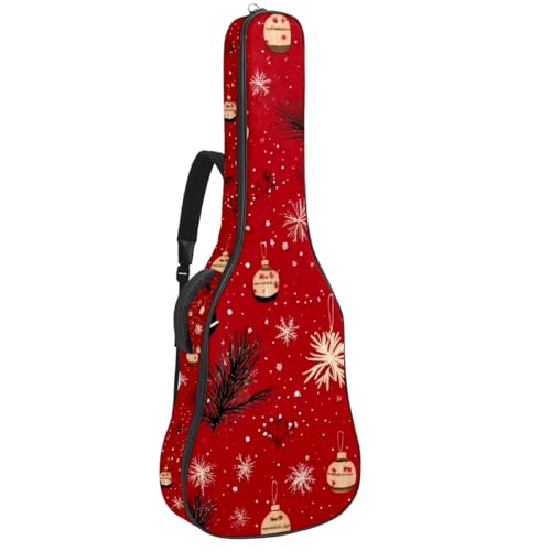 Housse de guitare acoustique 109 cm en tissu Oxford souple multicolore avec poches