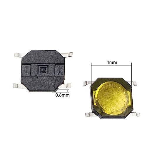 Interrupteur tact 4 pin CMS à clic net 4x4x0.8mm pour réparation de télécommande