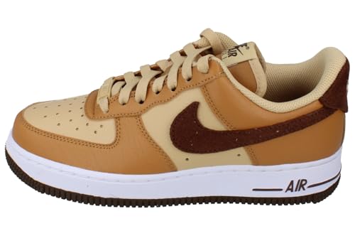 Nike Air Force 1 07 Next Nature Womens Trainers HQ3905 Sneakers Shoes (UK 5.5 US 8 EU 39, Flax Cacao Wow Sesame White 200)