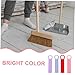 Ipetboom 4pcs Dustpan Mop Handle End Cap Replacement Sturdy Grip Comfortable Handle Replacement