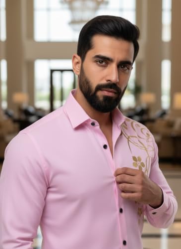 Image of Bellstone Men's Solid Cotton Shirt | Casual | Plain | Full Sleeve | Summer-Regular Fit| Men Stylish Shirt | Everyday Formal Wear |Soft Breathable Fabric | Everyday Smart Casual Wear