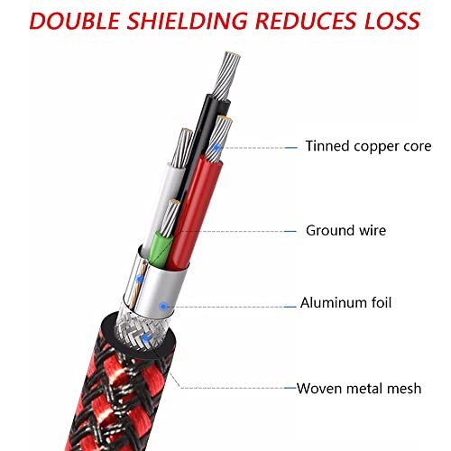 Printer Cable 2M, USB Printer Cable 2.0 Type A Male to B Male Cable Scanner Cord High Speed Compatible with HP, Canon, Dell, Lexmark, Xerox, Samsung etc (2M)