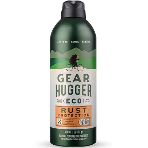 Gear Hugger Rust Protection (11 oz, Pack of 1), Rust Remover & Rust Prevention Spray - Eco-Friendly Anti Rust Spray, No Petroleum, No PTFE, Plant Based Cover