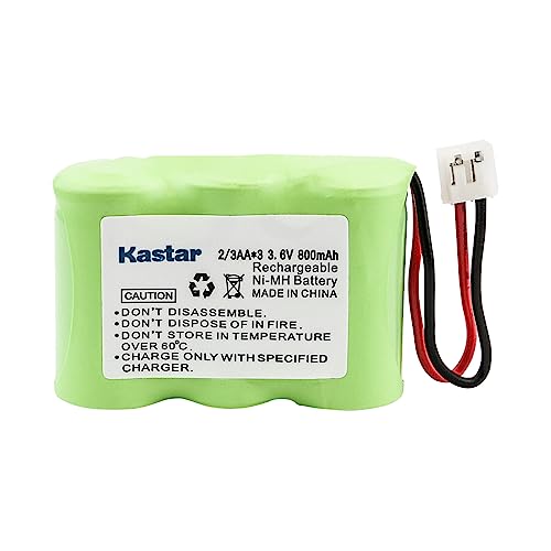 Kastar 1-Pack 3.6V 800mAh Ni-MH Battery Replacement for V-TECH 80-1332-00-00, 80-5074-0000, 80-5074-02-00 8013320000, 8050740000, 8050740200 BCO1011, VT-2558, VT9109, VT9118, VT9123 BCO-1011