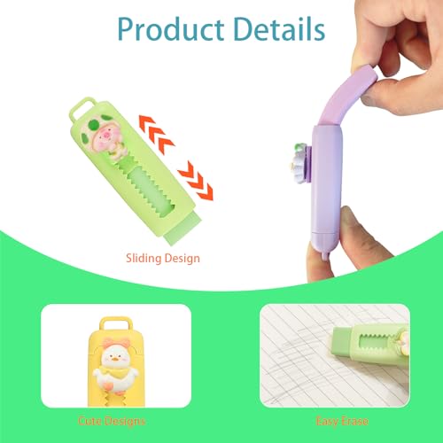 Gommes rétractables pour récompenses de classe d'enseignants