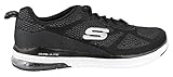 Skechers Sport Men's Sketch Air Infinity Training Shoe,Black/White,9.5 M US