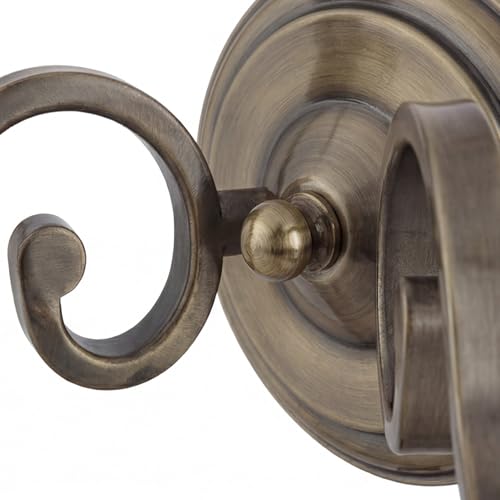 Lámpara de pared rústica E14 de 230V para iluminación interior de metal 4