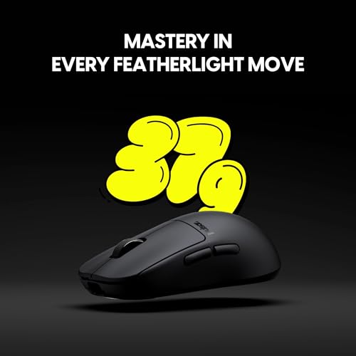 Image of Pulsar Gaming Gears X2H Crazylight Wireless Gaming Mouse, Ultra Lightweight 1.30 oz (37g), Optical Switch, 32000 DPI, 750 IPS, XS-1 Sensor, 8k Compatible (Jet Black)