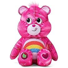Care Bears 14" Medium Plush - Cheer Bear - New Denim Design - Soft Huggable Eco-Friendly Material!