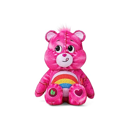 Care Bears 14" Medium Plush - Cheer Bear - New Denim Design - Soft Huggable Eco-Friendly Material! by Care Bears - Used condition - US$16.26