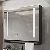 Miroir de sécurité incassable : Le miroir LED intégré à l’armoire à pharmacie est doté d’un miroir incassable. En cas de choc, il ne se brise pas en morceaux coupants, garantissant ainsi la sécurité de tous les utilisateurs de votre salle de bain.