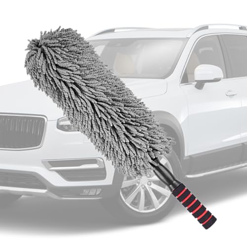 Chiffonnette pour Voiture - Nettoyant Anti-Poussière pour Carrosserie | Époussette Portable Anti-Statique Siège Tableau de Bord Intérieur et Extérieur