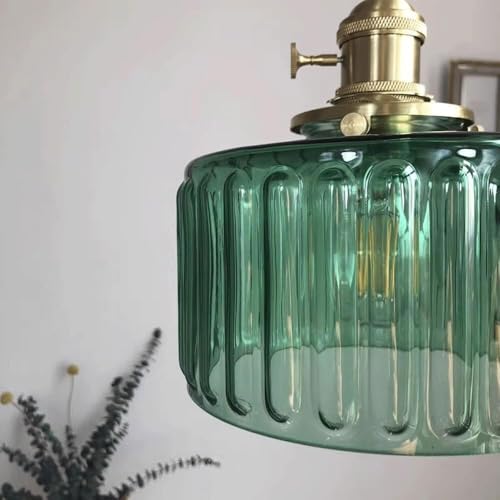 Lustre suspension en verre E27 au design rétro nordique chic - 3
