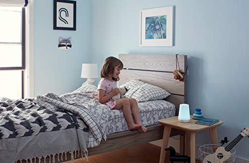 Image of Hatch Baby Sound Machine, Night Light | Sleep Support | Registry Essential, Routine Builder, Time-to-Rise Alarm Clock, White Noise, Nursery Stories, Toddler Kids (Wi-Fi) (White, Rest 1st Gen)