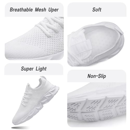 Image of DLWKIPV Womens Walking Shoes Slip On Sneakers Tennis Shoes Running Sport Workout Gym Shoes Athletic Non Slip Lightweight Breathable Fashion Casual Shoes for Travel Work
