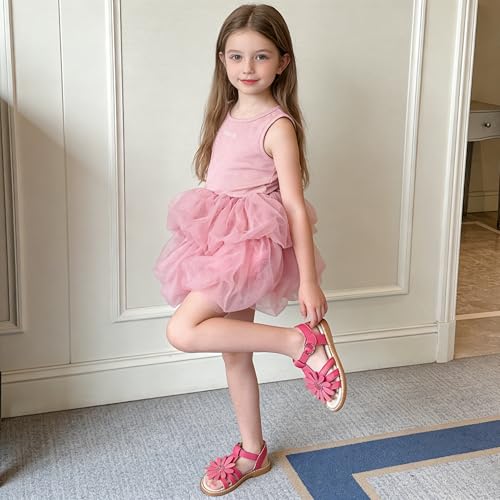 Image of Kiderence Toddler Girls Sandals Little Girls Kids Summer Shoes Toddler Sandals