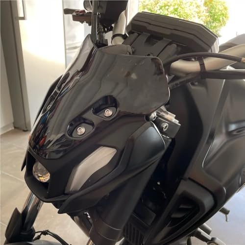 Pare-vent déflecteurs de pare-brise moto MT-07 2022 saute-vent écran anti-vent - 4