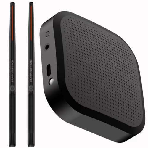 Aboiled Batteria elettronica portatile – Bacchette virtuali e pedali, ideale per principianti, bambini e adulti A