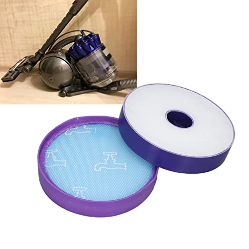 Kit de filtro de motor traseiro dianteiro, peça de aspirador de pó de motor de acabamento fino para