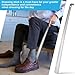 Geelin 2 Pcs 31.5'' Extra Long Handled Shoe Horn Metal Shoehorn for Men Women Multifunctional Stainless Dressing Stick for Elderly Disabled Limited Mobility, Standing Reach Assist for Senior (Silver)