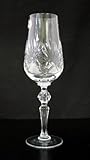 Bohemia Crystal GB7841, 6 Oz Hand-Made Crystal Champagne Flutes, Crystal Cut Champagne Sparkling...