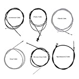 Universal Throttle Cable KIT Tuk Tuk Three Wheeler Cable Kit Throttle Cable Universal Reverse Speedometer Clutch Rear Engine Bajaj -17000401 Universal Throttle Cable