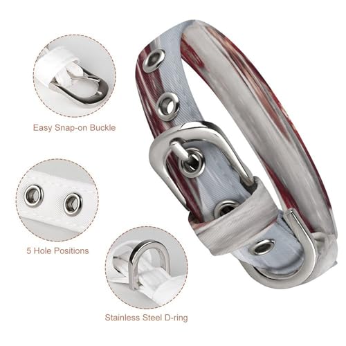 Collar de tela Oxford suave de alta resistencia para perros pequeños 4