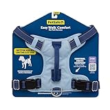 PetSafe Easy Walk Comfort No-Pull Dog Harness - Better Walk Training Harness - Full Body Padded Design - Durable Fabric - 5 Point Adjustable Fit - Everyday Leash Training - Blue - Large