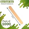 6" Jumbo Wood Craft Sticks - Pack of 1,000 #1