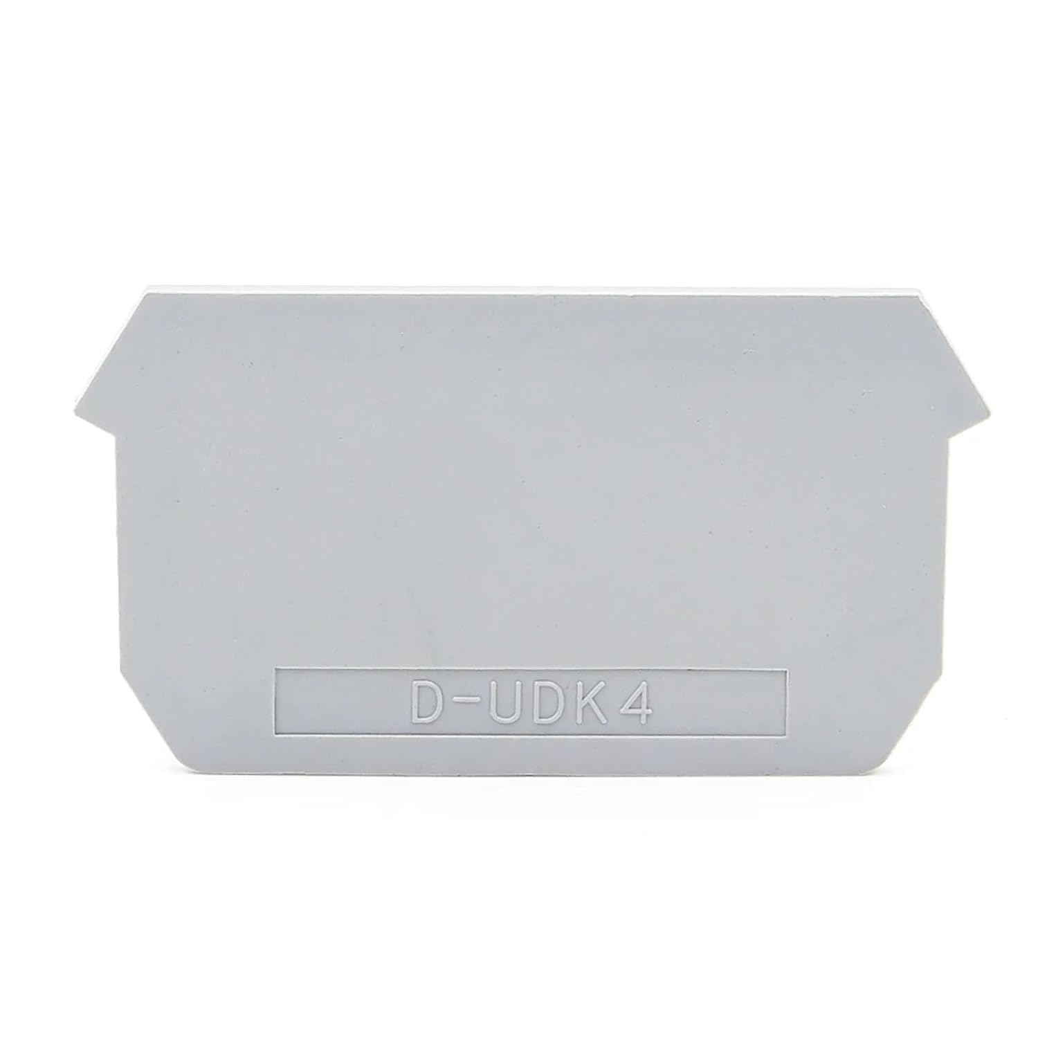 10Pcs D-UDK4 Terminal Block Divider Insulation Barrier Plate for DIN Rail Connectors