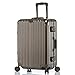LONDON FOG Kensington Softside Expandable Spinner Luggage, Blue Tan Plaid, Carry-On 21-Inch