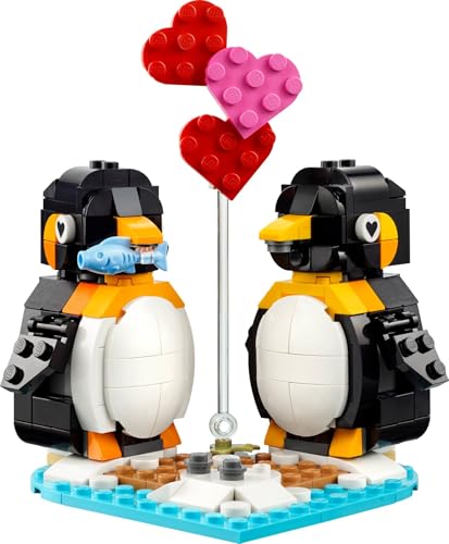 LEGO Penguins in Love Valentines Day Building Kit 278 Pieces 40886 8+ Years